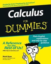 Cover of Calculus For Dummies by Mark Ryan