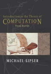 Cover of Introduction to the Theory of Computation by Michael Sipser