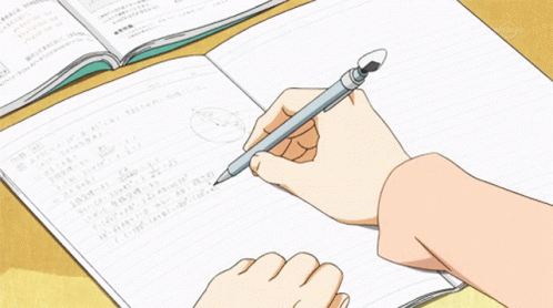 Writing animation
